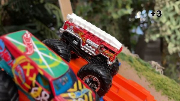 КТО УЦЕЛЕЕТ ПОСЛЕ ИЗВЕРЖЕНИЯ ВУЛКАНА Monster Truck на Турнире Титанов HotWheels
