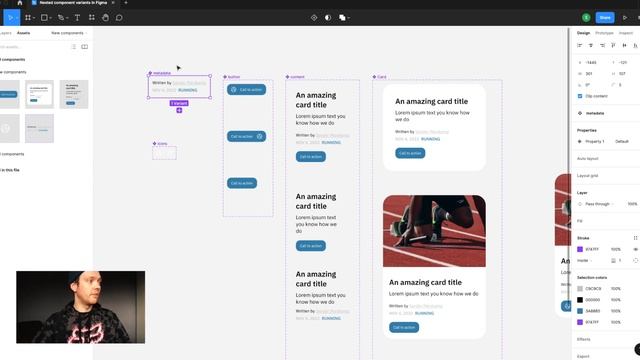 Nested component variants in Figma in 3 minutes смотреть онлайн