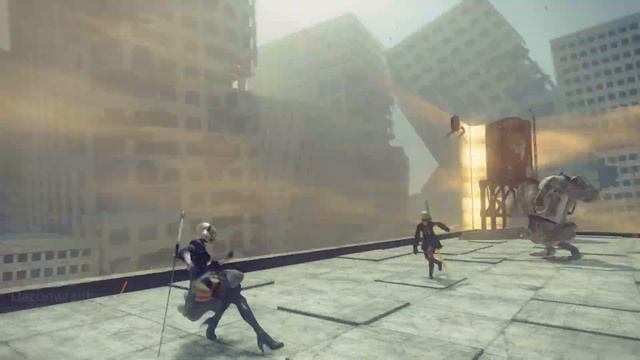Nier Automata - Father servo Black Belt [Very Hard Difficulty] смотреть онлайн