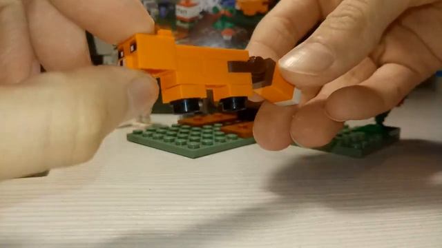 LEGO Minecraft 21162 Приключения в тайге смотреть онлайн