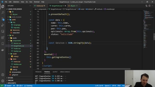 Curso de Vue 3: #26 - Inserindo dados no banco смотреть онлайн