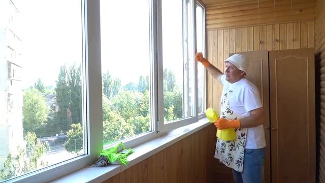 Tolik & Vovik показывают вариант мытья окон магнитной щеткой. смотреть онлайн