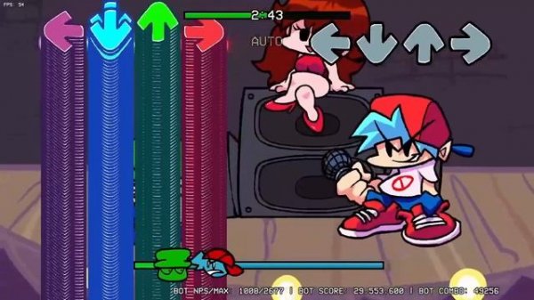 Friday Night Funkin' - The Eye of God V1 Charted (VERY LOUD, 400K+ NOTES)