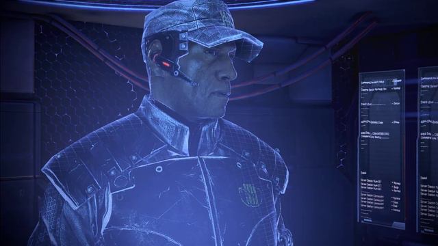 Admiral Hackett boards the Normandy SR2 for a speech. Glitches. смотреть онлайн