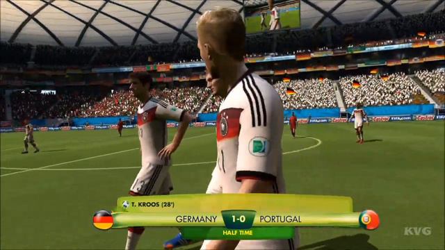 2014 FIFA World Cup Brazil - Germany vs Portugal Gameplay [HD] смотреть онлайн