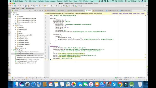 Android Studio Error: How to resolve Gradle plugin requires Studio 3.0 minimum смотреть онлайн
