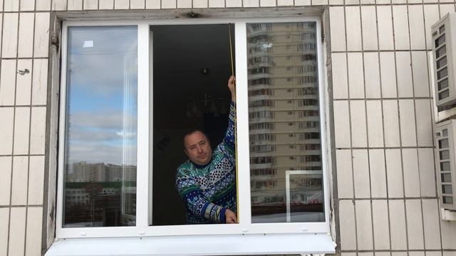 Видеоинструкция по самостоятельному замеру москитной сетки на пластиковом окне смотреть онлайн