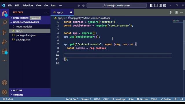 Node.js Cookies Tutorial: Parsing Cookies from a Request in Node.js смотреть онлайн