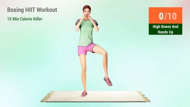 15-минутная высокоинтенсивная тренировка по боксу для сжигания калорий смотреть онлайн