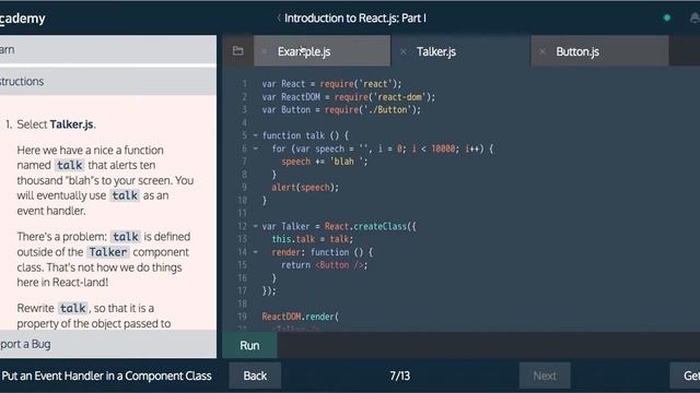 CodeCademy Tutorial: Introduction to ReactJS: Part 6 смотреть онлайн