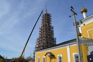 Установка шпиля 2015