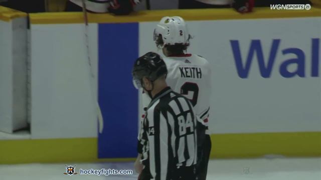 Duncan Keith vs Miikka Salomaki & Alex DeBrincat vs Matt Irwin Dec 1, 2018 смотреть онлайн