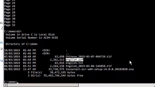 Tesseract OCR software demo смотреть онлайн