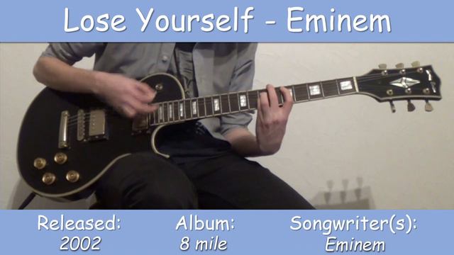 Lose yourself - Eminem (Guitar Cover) смотреть онлайн