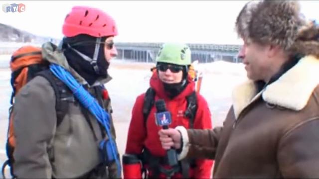Канада.Ледовый альпинизм-Водопад Монморанси смотреть онлайн