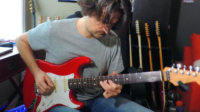 1987 Fender Squier MIJ Japan System One 1 (Playing Over a Backing Track) смотреть онлайн