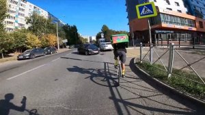 Татарский курьер на фиксе, лучший велосипед для курьерки фикседгир, мини-интервью, как сбила машина