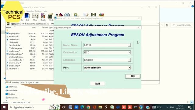 Epson L3100 Red Light Blinking Solution | Epson Printer Reset Kaise Kare | Service Required // Ink смотреть онлайн