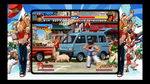 Real Bout Fatal Fury 2 Kim Combos смотреть онлайн