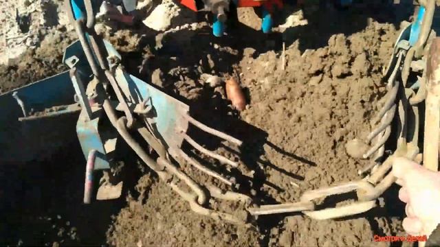 Сожаем КАРТОФЕЛЬ МОТОБЛОКОМ, все легко и просто. Сезон 2020 1 мая. смотреть онлайн