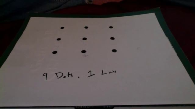 9 Dots Puzzle SOLVED (using just 1 line!) смотреть онлайн