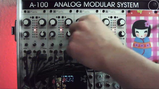 4x Mutable Instruments - Plaits / Modal resonator (Rings’ green mode) & o_C (Quantermain) смотреть онлайн