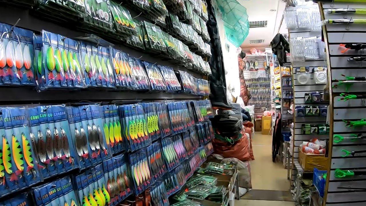Китайский рыболовный рынок Хабаровск. Подготовка к спиннинговому сезону началась смотреть онлайн