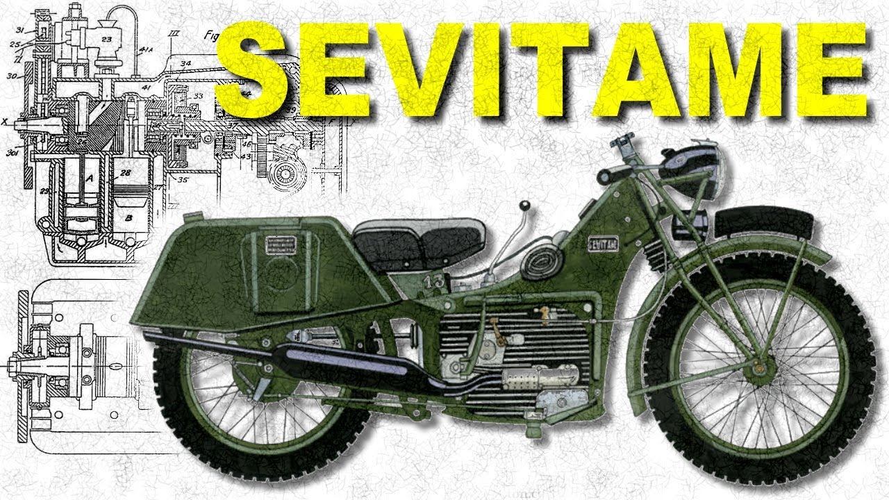 Мотоцикл с ПЕРЕВЁРНУТЫМ двигателем - SIMCA SEVITAME смотреть онлайн