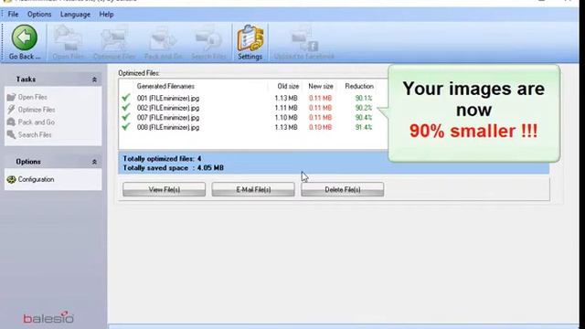FREE Full version Photo Resizer - compress / shrink with FILEminimizer Pictures - balesio AG смотреть онлайн