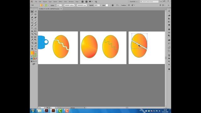 Уроки Иллюстратора. Adobe Illustrator. Урок 29. Как разрезать объекты - Scissors, Knife, Eraser. смотреть онлайн