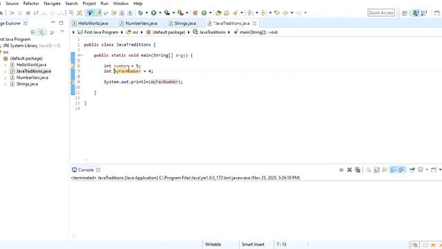 Java Tutorials For Beginners: Commenting and Naming Traditions, Tutorial 6 смотреть онлайн