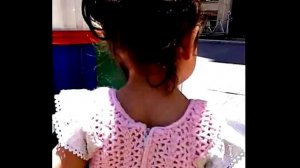 Очень Красиво! Детское Платье Крючком Детское вязаное крючком платье Простым красивым узором.