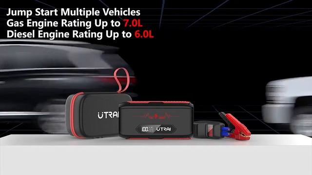 Мини-стартер автомобильный UTRAI Jstar 3 1600 А, внешний аккумулятор для экстренных ситуаций смотреть онлайн