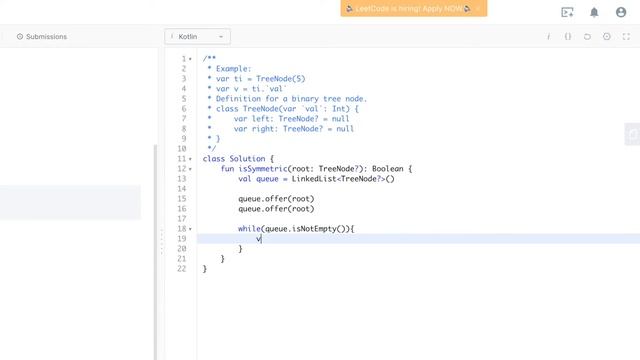 Leetcode - Symmetric Tree (Kotlin) смотреть онлайн