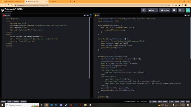 JSON Student Presentation смотреть онлайн