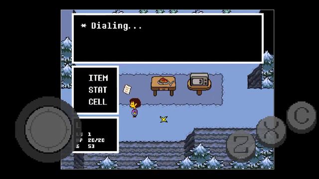 What happens if you call Toriel on Snowdin? (Undertale Mobile Port) смотреть онлайн
