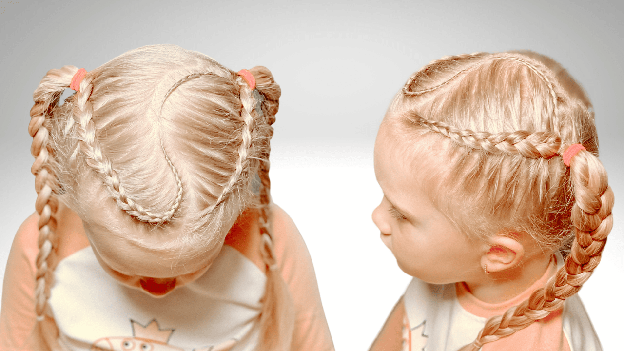 Прическа с изогнутой косой смотреть онлайн