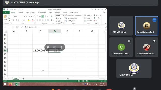 1:00 TO 1:30 EXCEL BATCH HOME TAB (STYLE GROUP + CELL GROUP) BY BHARTI CHANDANI (31 OCT) смотреть онлайн