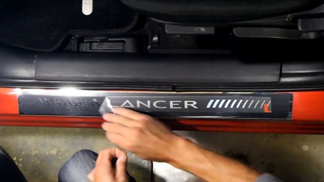 Наклейка на пороги для Mitsubishi Lancer (Митсубиси Лансер ) смотреть онлайн