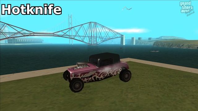 GTA: San Andreas - All Cars/Vans/Trucks (Overview)