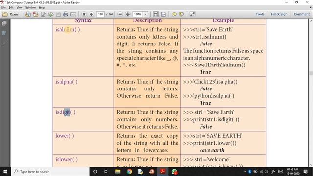 +2 CS Python Part 20 Python Built-in String functions & String - 'in' 'not in' Membership Operators смотреть онлайн