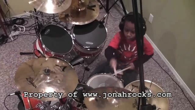 Iron Maiden - Run to the Hills, 6 Year Old Drummer, Jonah Rocks смотреть онлайн