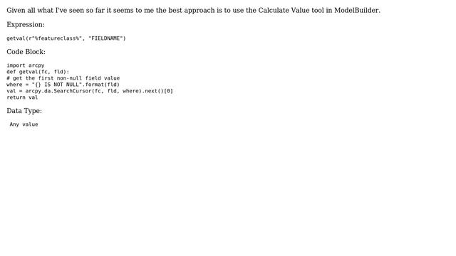 GIS: Python code help for ArcGIS Field Calculator tool (Model Builder) (3 Solutions!!) смотреть онлайн