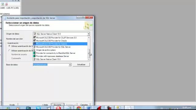 IMPORTAR UNA BASE DE DATOS (ACCESS A SQL SERVER 2008) смотреть онлайн