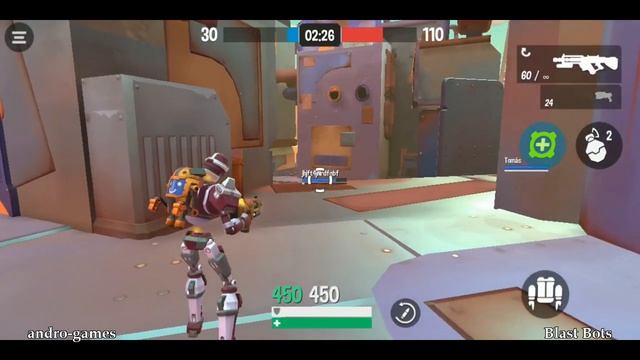 Blast Bots (by KEYSTORM HOLDINGS) - shooting game for Android - gameplay. смотреть онлайн