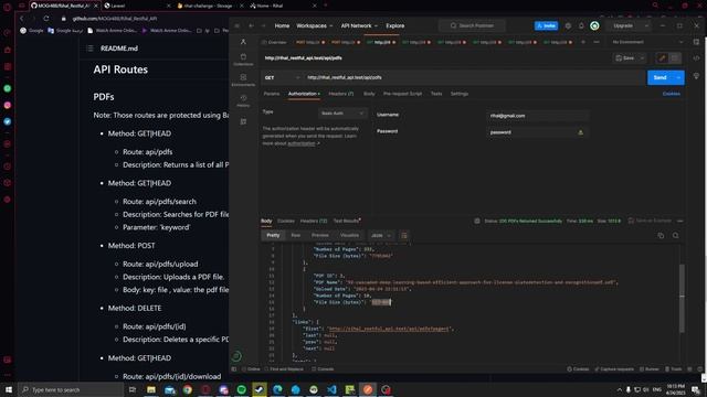 Rihal Backend Code Challenge - PDFs Restful API Solution смотреть онлайн