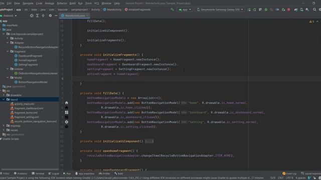 Custom Bottom Navigation With Multi Back Stacks In Android смотреть онлайн