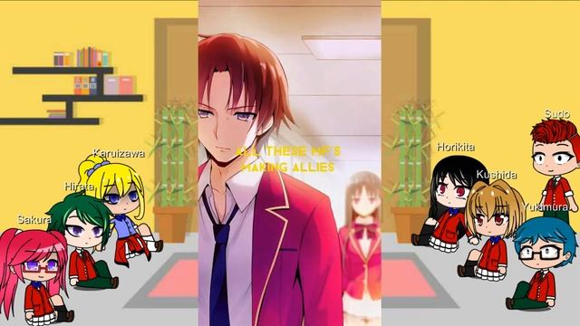 Classroom of elite (class D) react to Ayanokoji part 2/5 | Rus/Eng смотреть онлайн