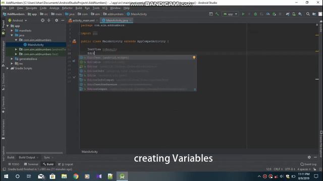 Android Studio Tutorial Add Two Numbers For Beginners | Java смотреть онлайн