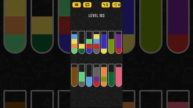 Water Sort Puzzle - level 103 смотреть онлайн